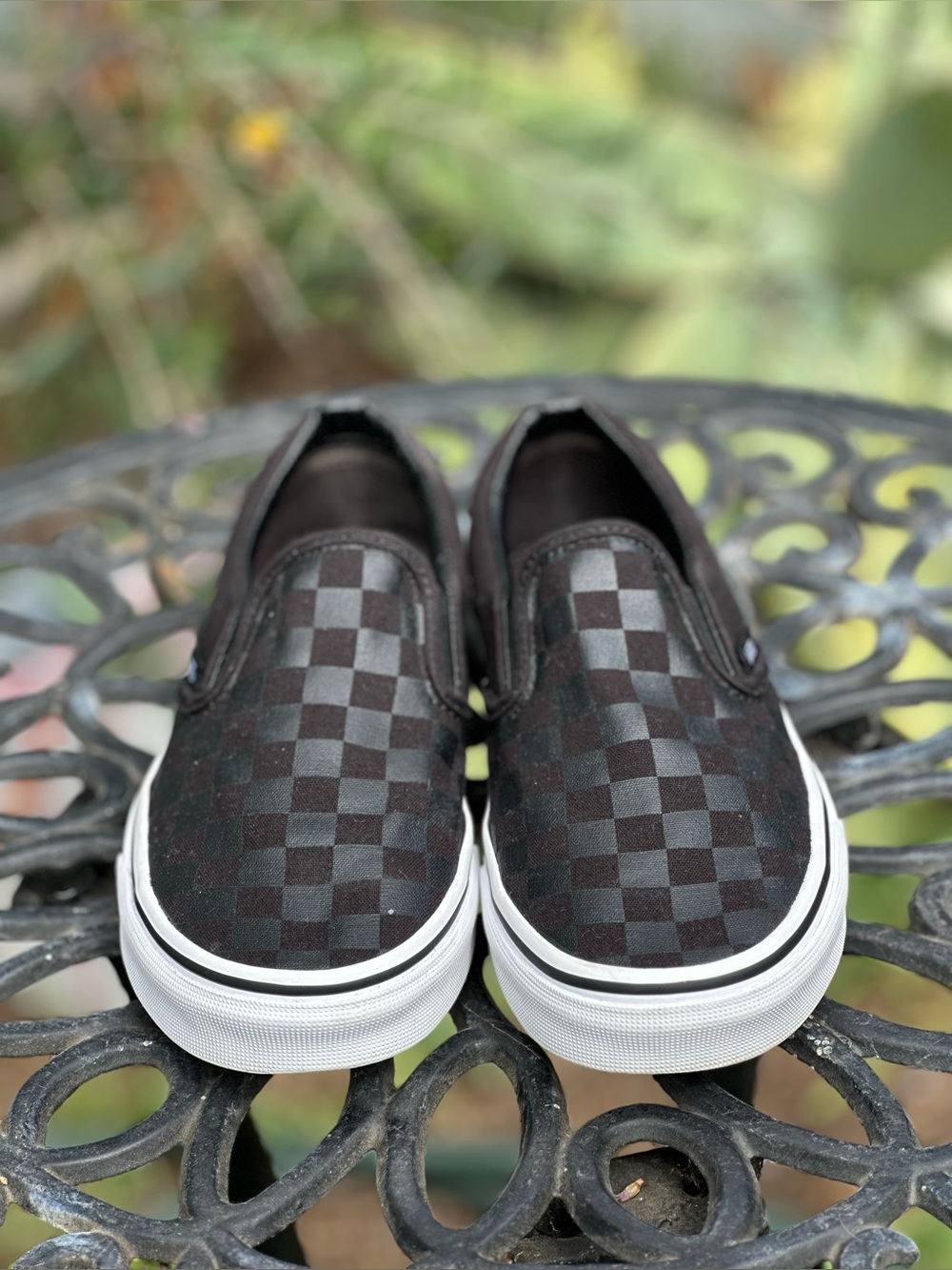 Vans — Classic Slip-On Checkerboard Shoe - Picture 2 of 5